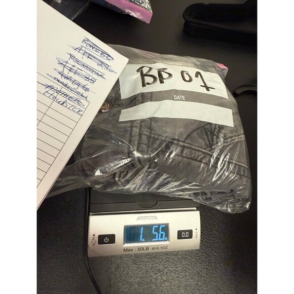 Hollister Mens Cargo Shorts Size 30 Charcoal Gray Grunge Outdoor Y2K Utility - Picture 9 of 9